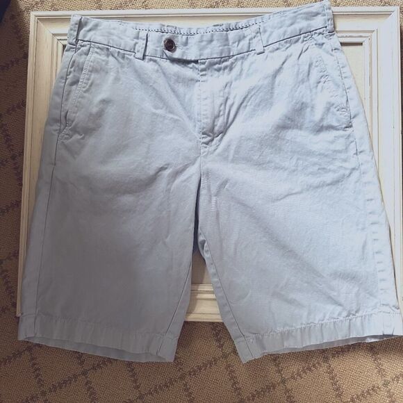 Brooks Brothers light blue Bermuda chino shorts NWOT 34 - Picture 1 of 11
